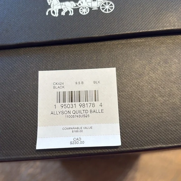 Coach Allyson Quilted Ballet Flat - Picture 9 of 9